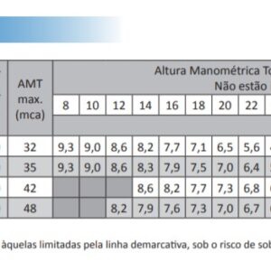 Bomba Dancor CAM W6 - 1 cv - Trifásico 220/380v - Imagem 2