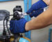 worker engineer maintenance repair gasget value of water pump